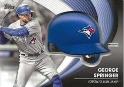 2022 Topps Update Commemorative Batting Helmets George Springer #BH-GS card