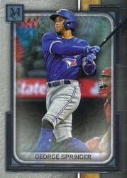 2023 Topps Museum Collection Base Set George Springer #50 card