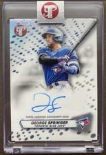 2023 Topps Pristine Autographs George Springer #PA-GS card