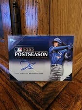 2024 Topps Postseason Performance Autograph George Springer #PPA-GS card