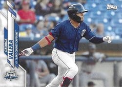 2020 Topps Pro Debut Base Set George Valera #PD-169 card