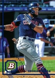 2022 Bowman Heritage Prospects George Valera #BHP-96 card