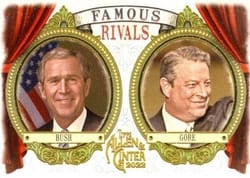 2022 Topps Allen & Ginter Famous Rivals George W. Bush / Al Gore #FR-6 card