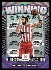 2025-26 Panini Contenders EuroLeague Winning Ticket Georgios Printezis #20 card