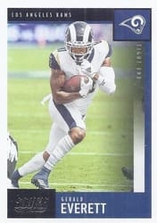 2020 Score Base Set Gerald Everett #306 card