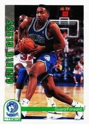 1992-93 Hoops Base Set Gerald Glass #137 card
