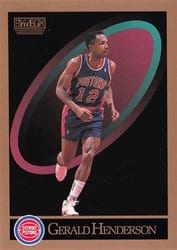 1990-91 SkyBox Base Set Gerald Henderson #88 card