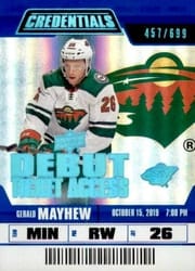 2019-20 Upper Deck Credentials Base Set Gerald Mayhew #115 card