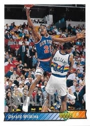 1992-93 Upper Deck Base Set Gerald Wilkins #73 card