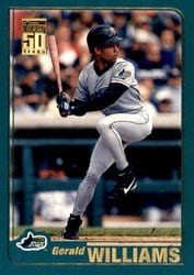 2001 Topps Base Set Gerald Williams #52 card