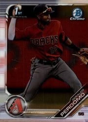 2019 Bowman Chrome Prospects Geraldo Perdomo #BCP-191 card