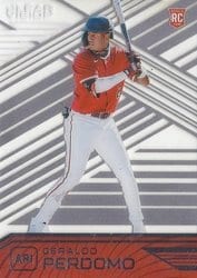 2021 Panini Chronicles Clear Vision Geraldo Perdomo #20 card