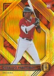 2021 Panini Chronicles Gold Standard Geraldo Perdomo #16 card