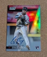 2021 Stadium Club Chrome Autographs Geraldo Perdomo #SCCAV-GP card