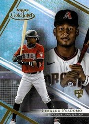 2021 Topps Gold Label Base Set Geraldo Perdomo #17 card