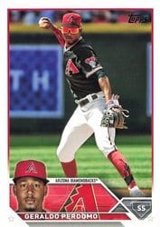 2023 Topps Base Set Geraldo Perdomo #531 card