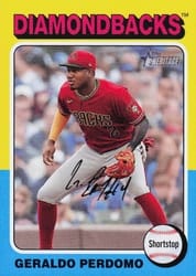 2024 Topps Heritage Base Set Geraldo Perdomo #378 card