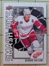 2025-26 Upper Deck Detroit Red Wings Centennial Smash Hits Gerard Gallant #SH-3 card