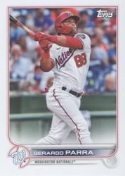 2022 Topps Mini Base Set Gerardo Parra #220 card