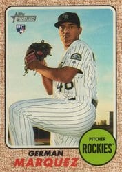 2017 Topps Heritage Base Set German Marquez #685 card