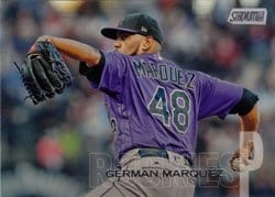 2018 Stadium Club Base Set German Marquez #156 card