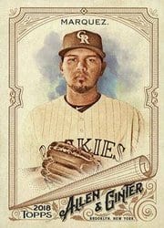 2018 Topps Allen & Ginter Base Set German Marquez #349 card