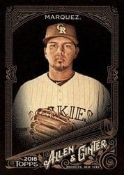 2018 Topps Allen & Ginter X Base Set German Marquez #349 card