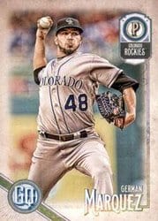 2018 Topps Gypsy Queen Base Set German Marquez #296 card