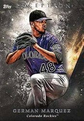 2018 Topps Inception Base Set German Marquez #43 card
