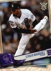 2019 Topps Big League Base Set German Marquez #86 card