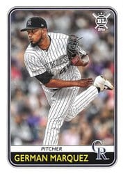 2020 Topps Big League Base Set German Marquez #131 card