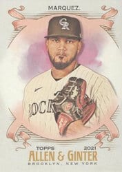2021 Topps Allen & Ginter Base Set German Marquez #166 card