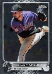 2022 Topps Chrome Base Set German Marquez #219 card