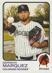 2022 Topps Heritage Base Set German Marquez #270 card