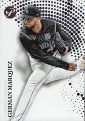 2022 Topps Pristine Base Set German Marquez #242 card