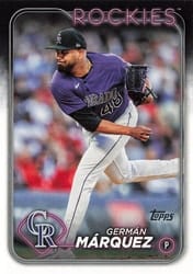 2024 Topps Base Set Germán Márquez #618 card