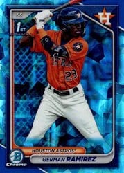 2024 Bowman Sapphire Edition Base Set German Ramirez #BCP-93 card
