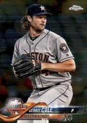 2018 Topps Chrome Update Base Set Gerrit Cole #HMT90 card