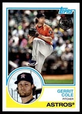 2018 Topps Update 1983 Baseball Gerrit Cole #83-31 card