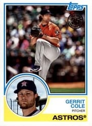 2018 Topps Update 1983 Topps Gerrit Cole #83-31 card