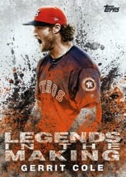 2018 Topps Update Legends in the Making Gerrit Cole #LITM-10 card