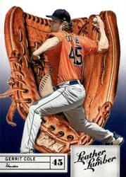 2019 Panini Leather & Lumber Base Set Gerrit Cole #30 card