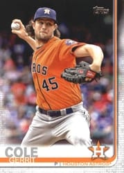 2019 Topps Base Set Gerrit Cole #572 card