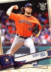 2019 Topps Big League Base Set Gerrit Cole #325 card