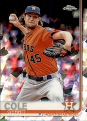 2019 Topps Chrome Sapphire Edition Base Set Gerrit Cole #572 card