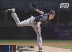 2020 Stadium Club Chrome Base Set Gerrit Cole #247 card