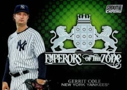2020 Stadium Club Chrome Emperors of the Zone Gerrit Cole #EOZ-8 card