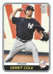 2020 Topps Big League Base Set Gerrit Cole #84 card