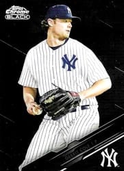 2020 Topps Chrome Black Base Set Gerrit Cole #70 card