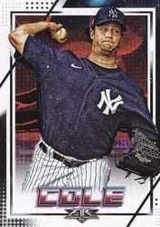 2020 Topps Fire Base Set Gerrit Cole #38 card